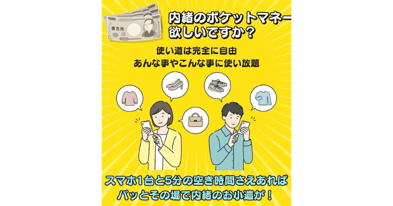 秘密のポケットマネー